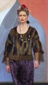 Bluza catifea pictata manual FR-44